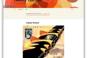 Neues WordPress-Standard-Theme “Twenty Thirteen” in Vorbereitung